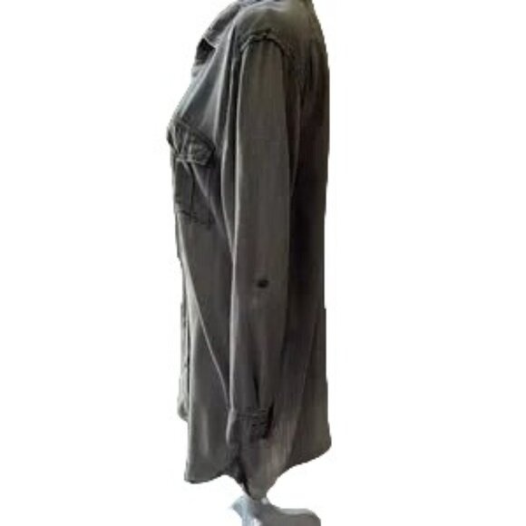 Philosophy Shirt-Style Dress Size Medium - Picture 4 of 11